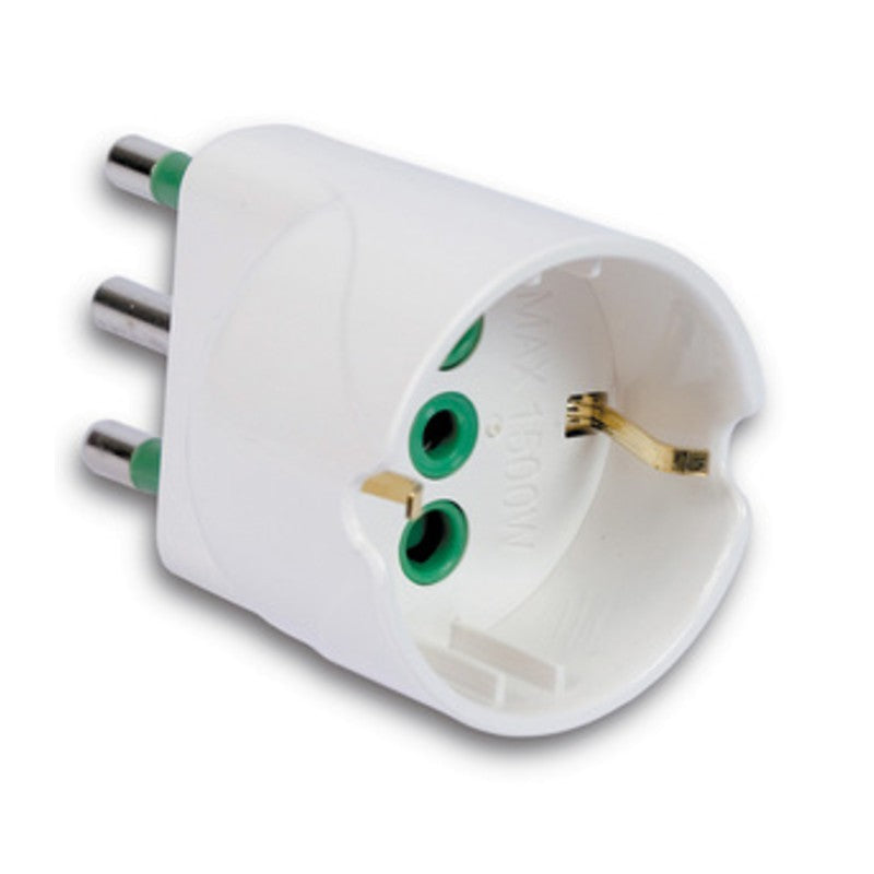50 x FME 82.600 ADATTATORE 10A 2P+T-SCHUKO GARANTI