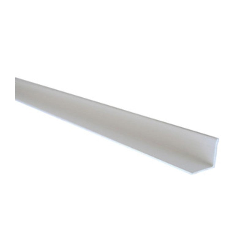 50 x PARASPIGOLO 22X22 MM PVC 200 CM BIANCO
