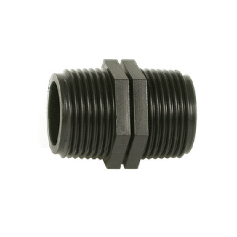 50 x RACCORDO POLIPROP NIPPLO 1/2 X 1/2*