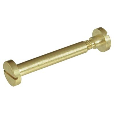 50 x VITE GIUNZIONE MOBILI CANNOCCHIALE OTTONE