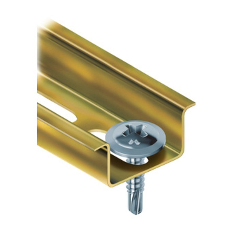 500 x VITE P/LAMIERA AUTOPERFORANTE FFLL PH 4,2X 13MM ZN BIANCA DRILLEX
