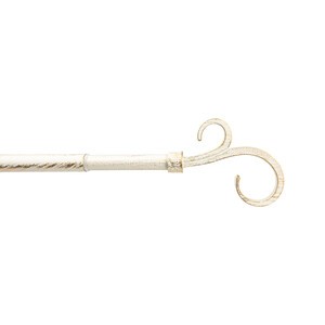 6 x BASTONE METALLO D 19/16 120/210CM PASTORALE AVO/ORO