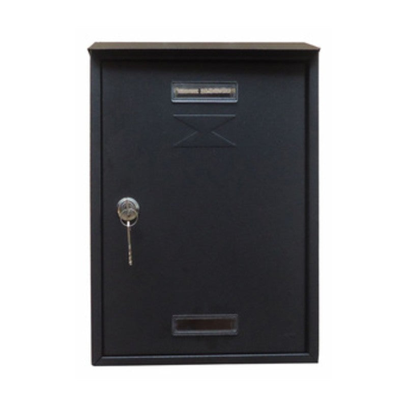 6 x CASSETTA POSTALE C/TETTO E CIL 22X7X33 CM ANTRACITE