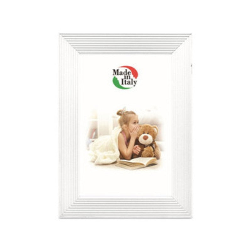 6 x CORNICE P/QUADRI LOOK BIANCO 40X50 CM