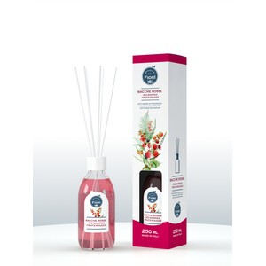 6 x DIFFUSORE OFFICINA DEI FIORI 250ML BACCHE ROSSE