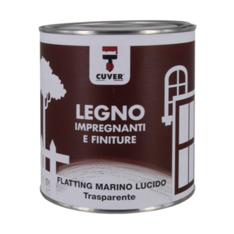 6 x FLATTING CUVER MARINE LUCIDO INCOLORE 0,375 L