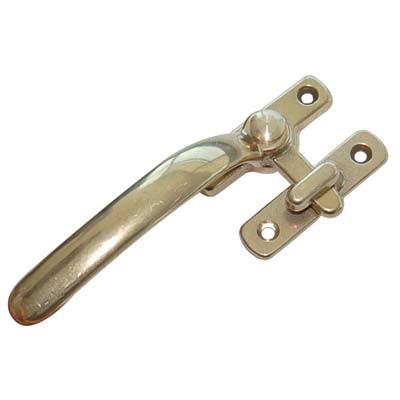 6 x MANIGLIA BLOCCO OTTONE X SERRAMENTI