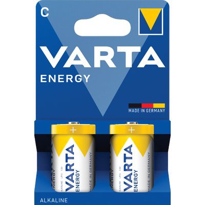6 x PILA MEZZA TORCIA C ENERGY VARTA