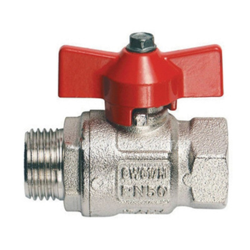6 x PL 093 VALVOLA A SFERA IDEAL GR. 1/2