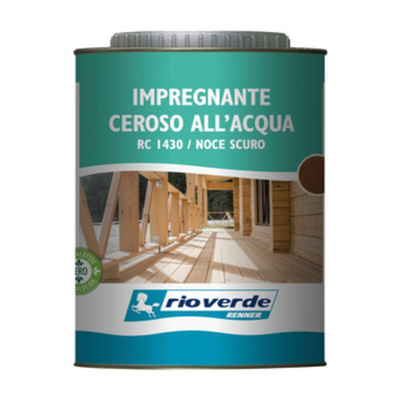 6 x RIOVERDE RC 1430 IMPREGNANTE CEROSO 0,750 NOCE SC.