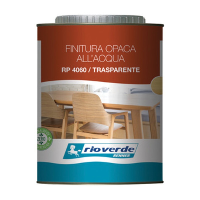 6 x RIOVERDE RP 4060 FINITURA OPACA 0,750 L TRASPARENTE