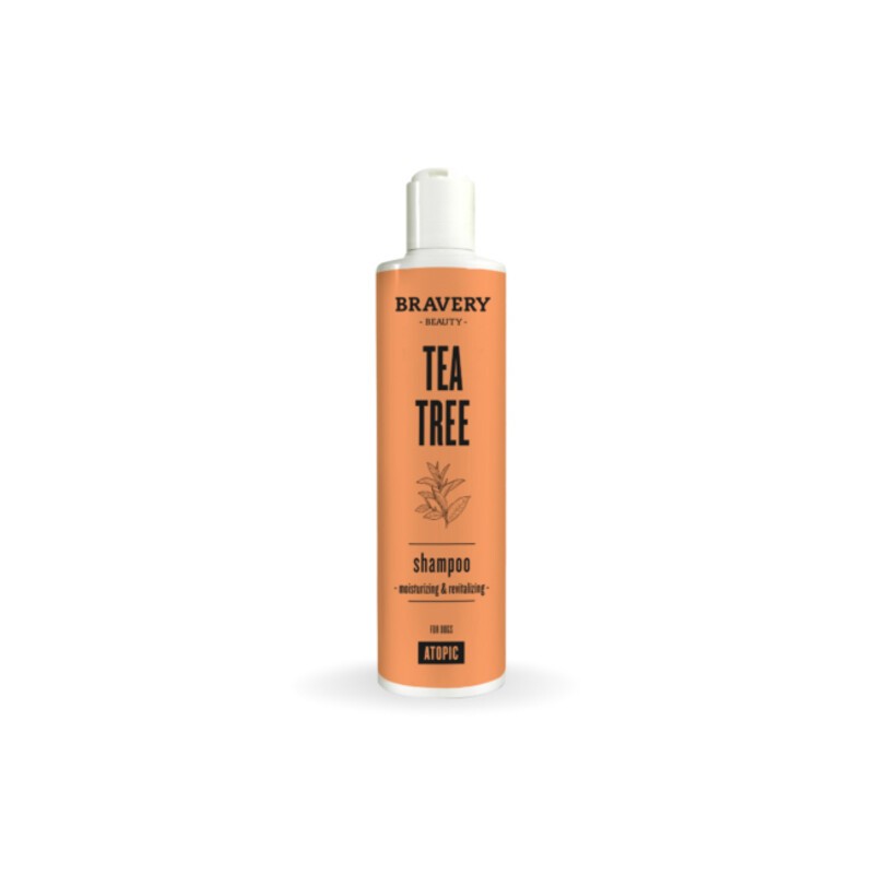 6 x SHAMPOO DOG BRAVERY 300 ML ATOPIC ARBOL DE TE