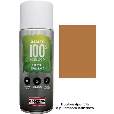 6 x SMALTO SPRAY 100% ACRILICO METALLIZZANTE AREXONS