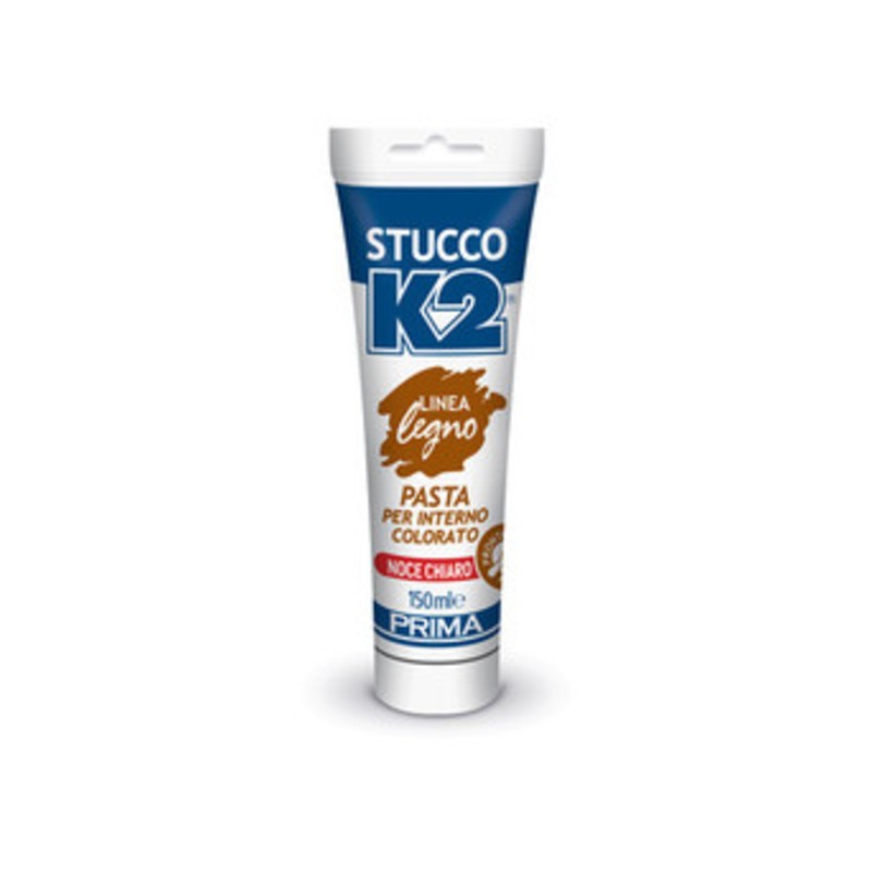 6 x STUCCO PRONTO K2 NOCE CHIARO TUBETTO 150 ML