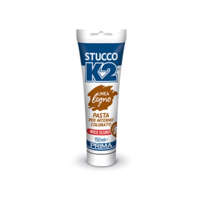 6 x STUCCO PRONTO K2 NOCE SCURO TUBETTO 150 ML