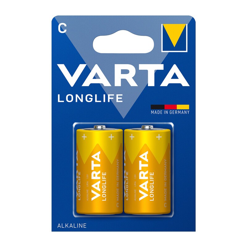 6 x VARTA BATT LONGLIFE ALCALINA 1/2 TORCIA BL 2 PZ *
