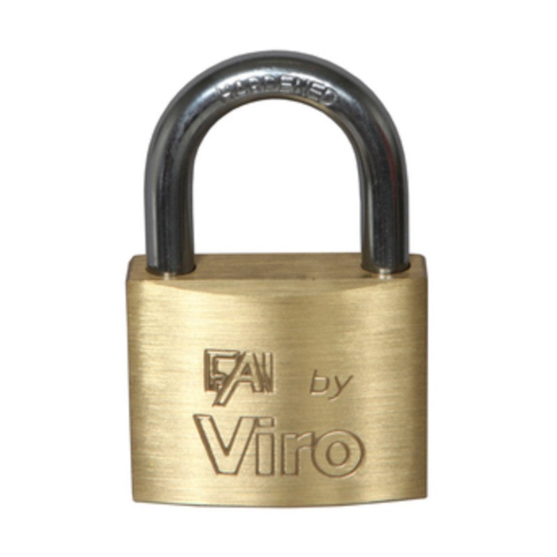6 x VIRO 555 LUCCHETTO FAI ARCO 50MM OTTONE