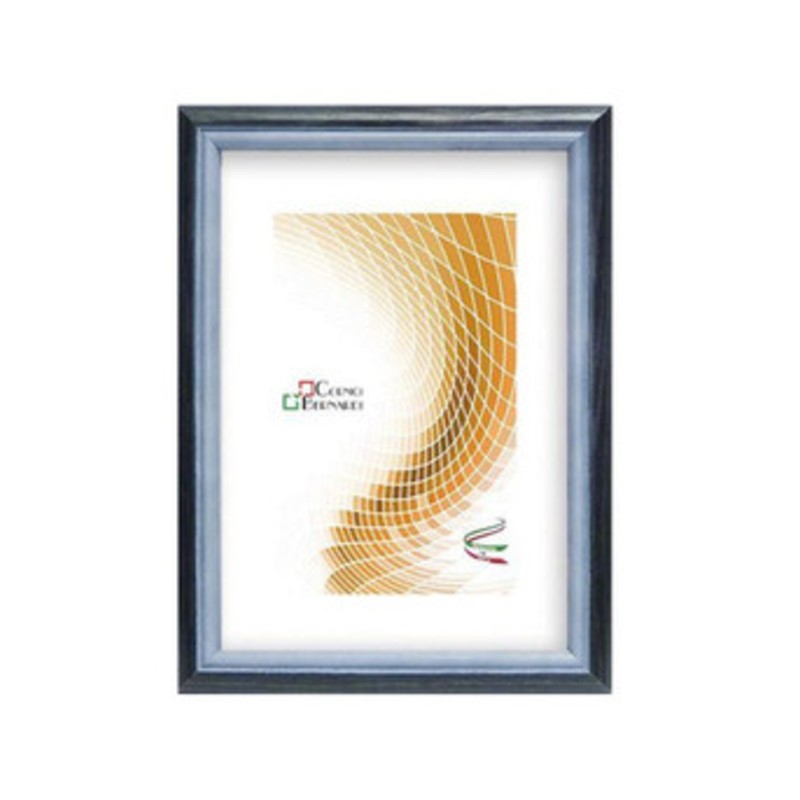 7 x CORNICE P/QUADRI STILE NERO 35X50 CM