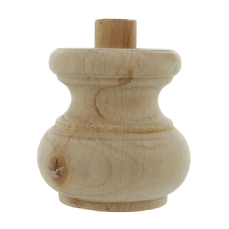 8 x PIEDE IN LEGNO ONTANO 53008 80X75 MM