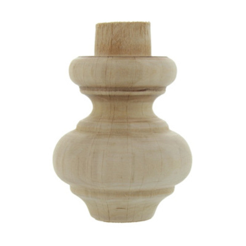 8 x PIEDE IN LEGNO ONTANO 53012 52X 75 MM