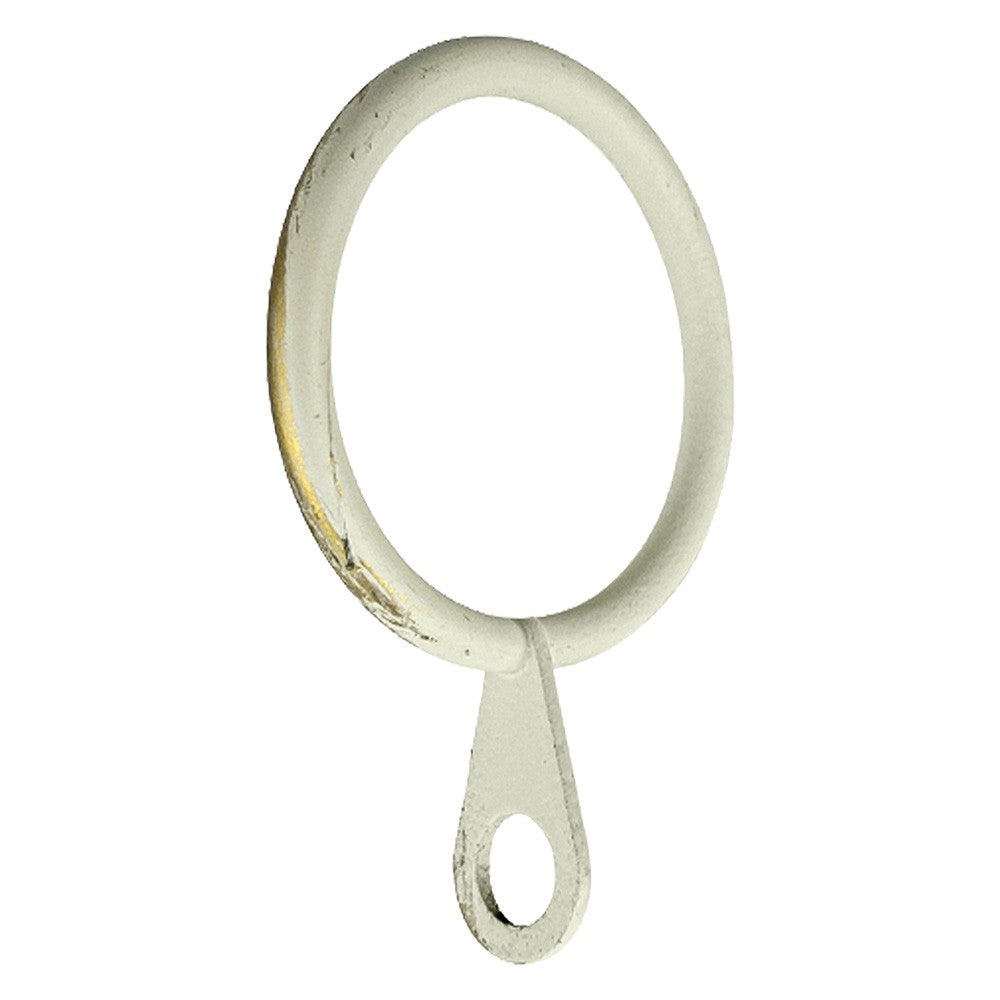 ANELLO PER SCORRITENDA col. avorio oro - Ø 12 mm cf. 6 pz