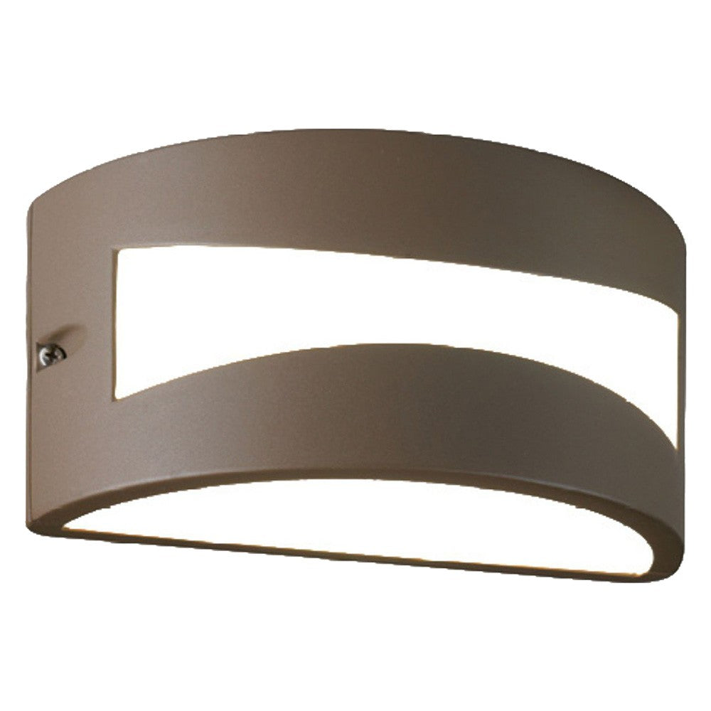 APPLIQUE LED 'TIBET' 10 W - cm 22 x 12,1x 10,8 marrone