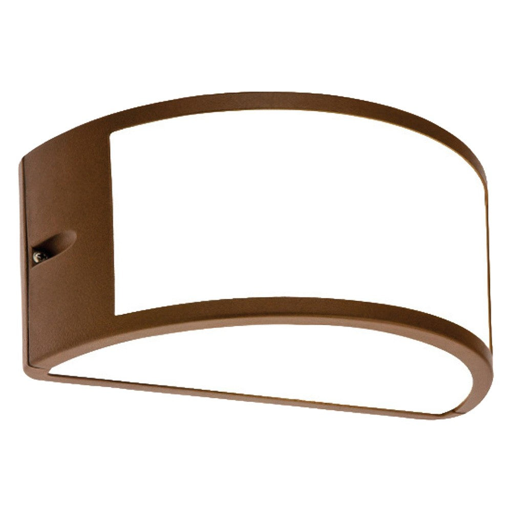 APPLIQUE 'UMBE' 60 W - cm 25 x 12 x 13 corten