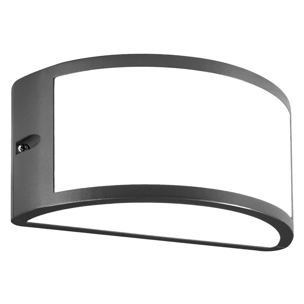 APPLIQUE 'UMBE' 60 W - cm 25 x 12 x 13 grigio