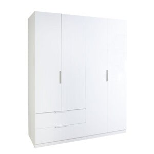 ARMADIO ESPRESSO 4A+2C 162X58XH200 CM L.BIANCO