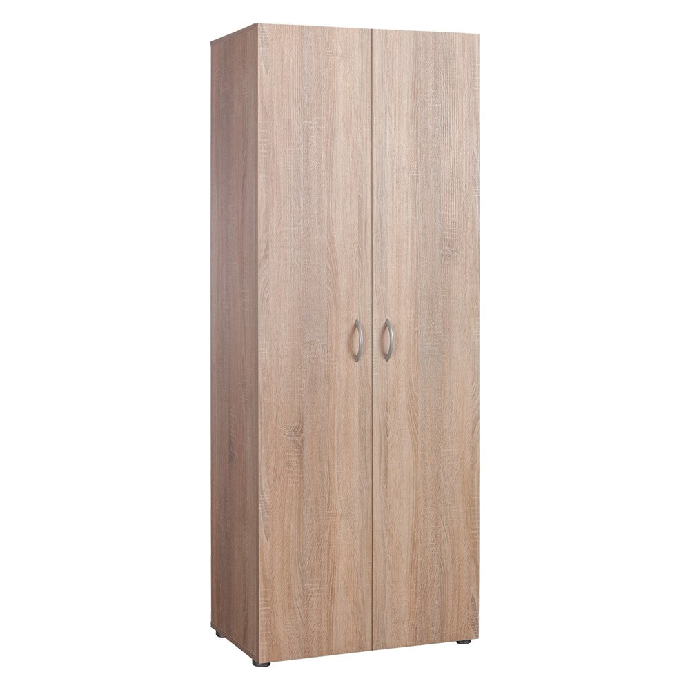 ARMADIO MULTIUSO DUE ANTE LINEA 'ESPRESSO' cm. 35,3 x 68,8 x h.200,6 - rovere artisan