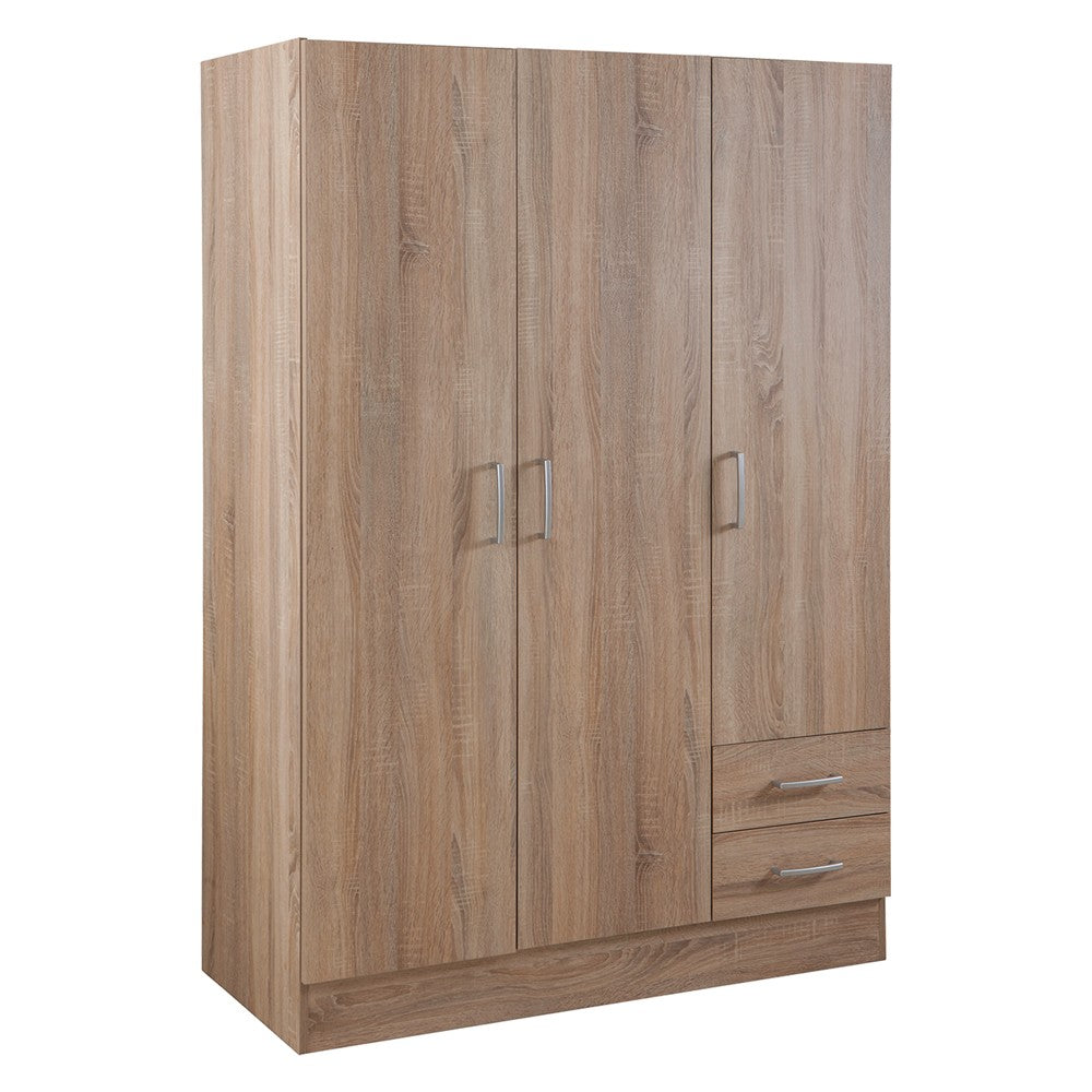 ARMADIO TRE ANTE LINEA 'ESPRESSO' cm. 46 x 119 x h.184 - bianco