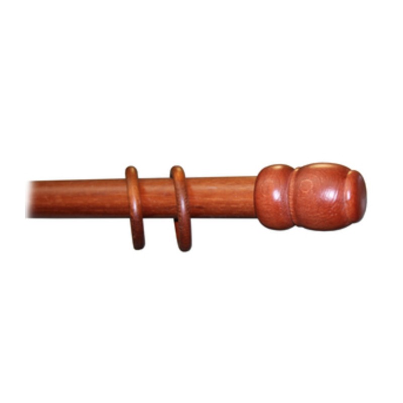 BASTONE LEGNO A TIRO D 35 CILIEGIO 210CM S/SUPP.