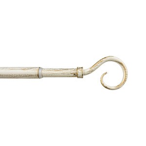 BASTONE METALLO D 12/9 70/120CM RICCIOLO AVO/ORO