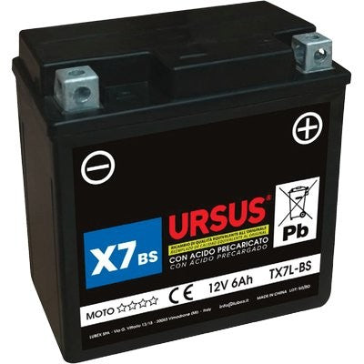 BATTERIA MOTO AGM TX7L URSUS