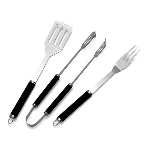 BBQ TOOL SET BASIC SPATOLA FORCHETTA E PINZA