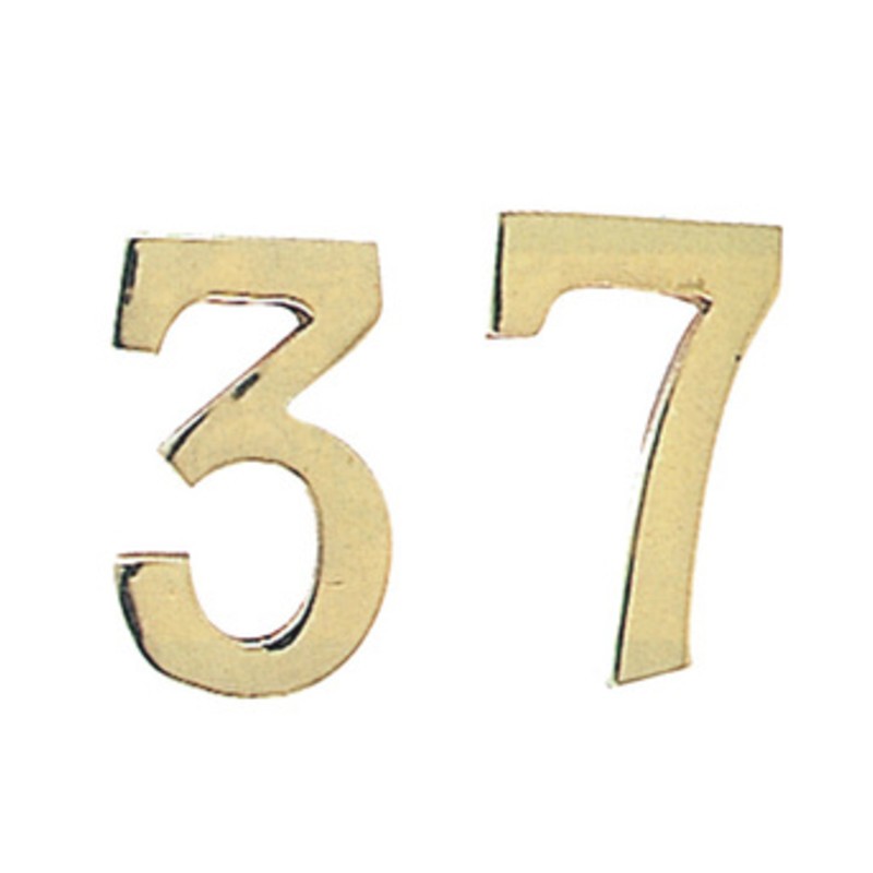 BL NUMERO CIVICO 9 IN OTTONE 100 MM