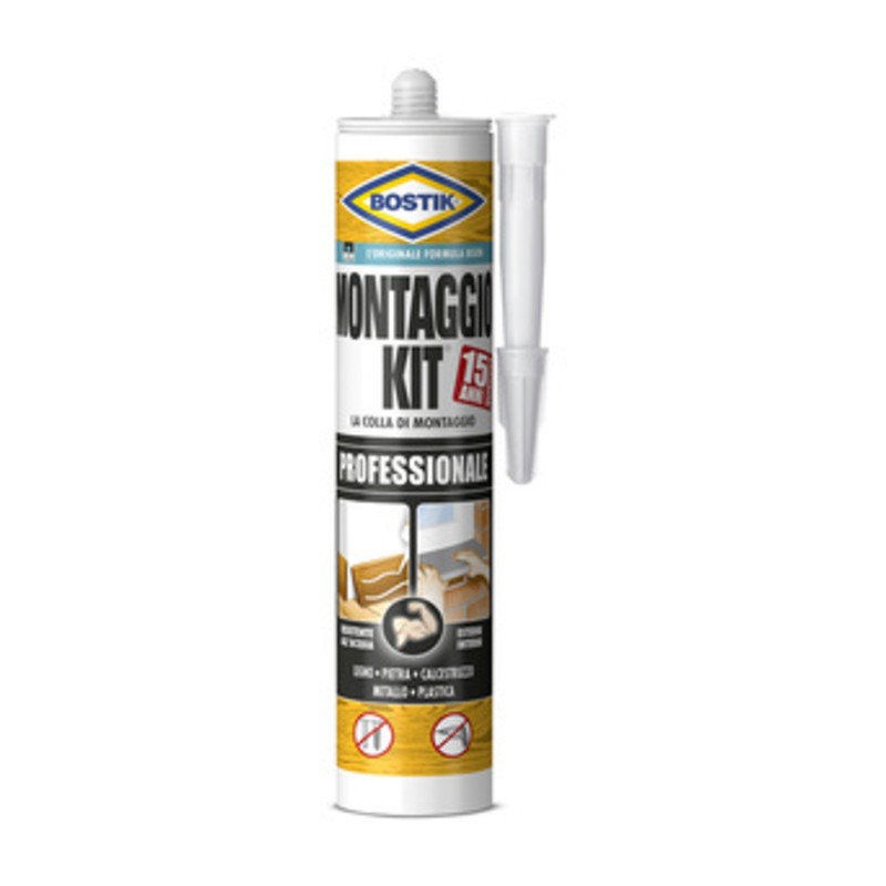 BOSTIK MONTAGGIO KIT PROFESSION COLLA 350 G CARTUC
