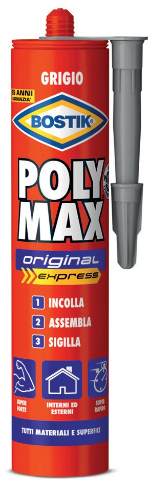 BOSTIK POLYMAX ORIGINAL 425 G GRIGIO CARTUCCIA