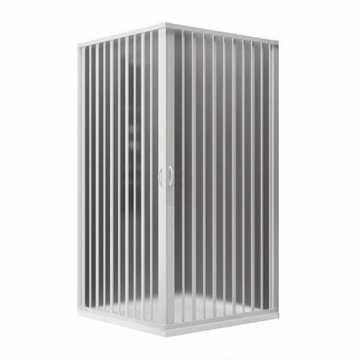 BOX DOCCIA 2 LATI A SOFFIETTO RID. MOD. ROSY LINEA PLISSE' Misura: cm 90 x 90