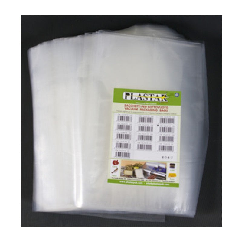 BUSTA GOFFRATA 20X40 CM P/SOTTOVUOTO 100 PZ