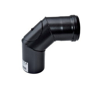 C CURVA A 90 P/STUFA A PELLET C/ISPEZ D 10 CM