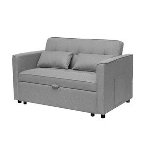 C DIVANO LETTO 2P 130X86X80.5CM OASI GRIGIO