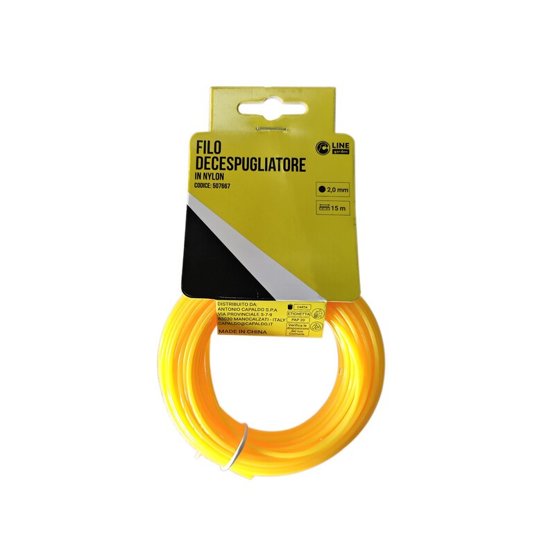 C FILO DECESPUGLIATORE TONDO YELLOW-R 2,0MMX15M