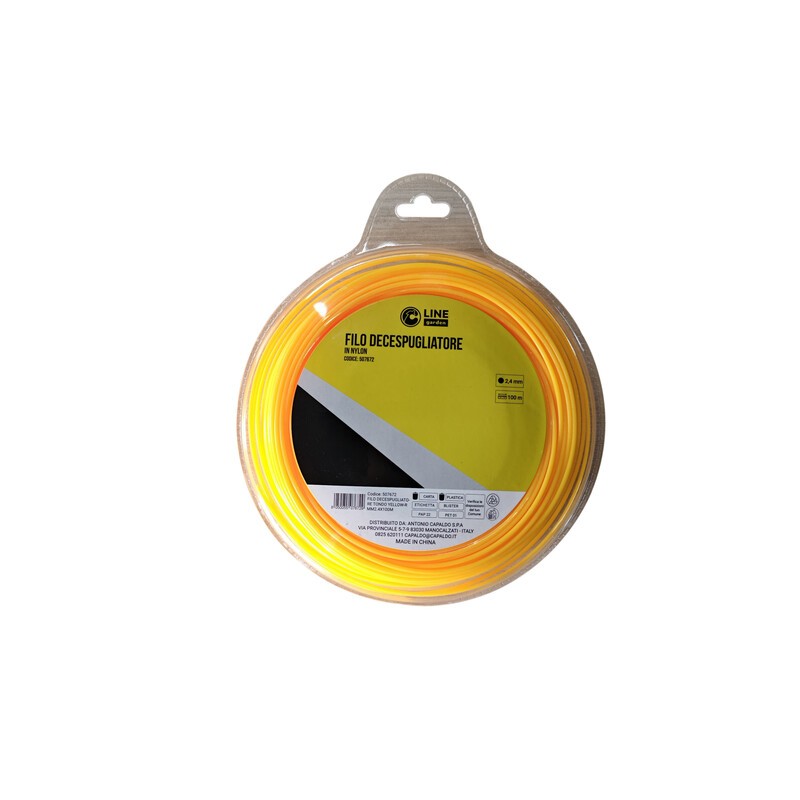 C FILO DECESPUGLIATORE TONDO YELLOW-R 2,4MMX100M