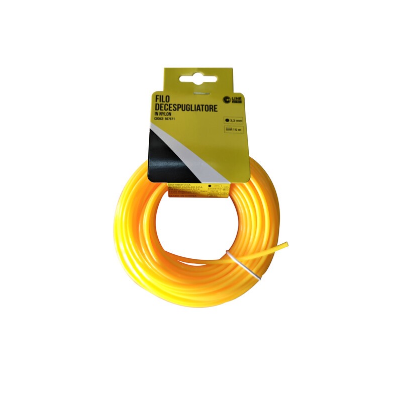 C FILO DECESPUGLIATORE TONDO YELLOW-R 3,3MMX15M