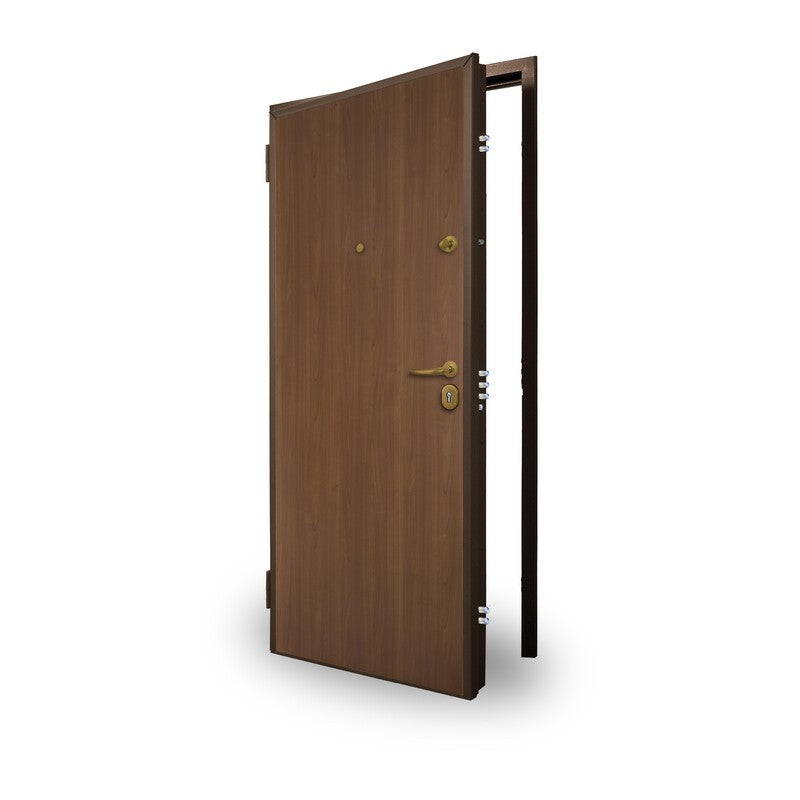 C PORTA BLINDATA C/CONTROT CL.3 NOCE M 80X210 SX