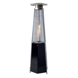 C STUFA AEREA P/PATIO GAS GPL HEXAGON 12,5KW NERO