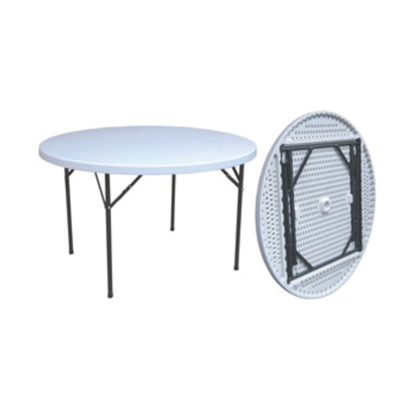 C TAVOLO IN ACCIAIO E HDPE PIEGHEVOLE D 180CM