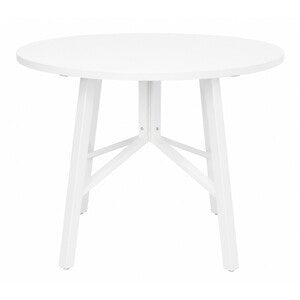 C TAVOLO TONDO BIANCO/BIANCO ROUND FRAME 100