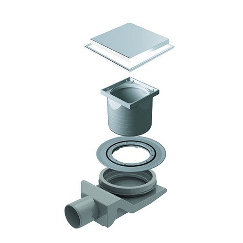 CANALINA SCARICO DOCCIA QUADRATA STANDARD Misura: 15x15